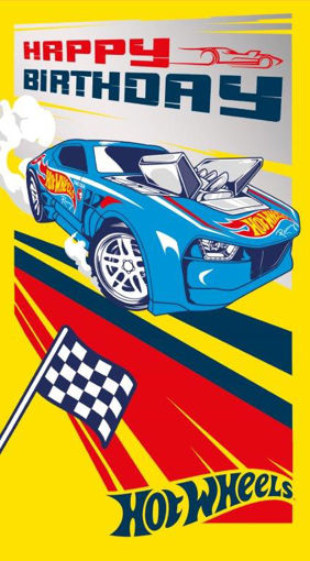 Picture of HOT WHEELS HAPPY BIRTHDAY CARD